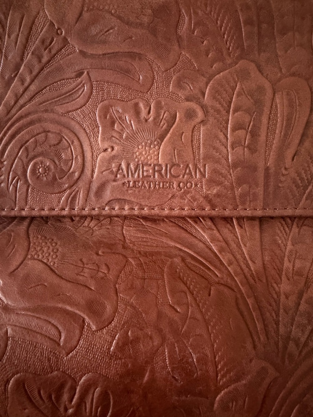 Embossed Leather Backpack - Picture 3 of 4